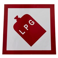 W4 LPG Sticker