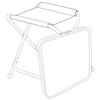 Quest Superlite Elsfield Stool/Table (Removable Table Top)