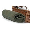 2 Person Green Tweed Hamper