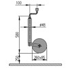 AL-KO Plus Jockey wheel with pneumatic rubber tyre