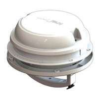 Maxxfan White Dome Plus with LED
