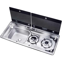 Slimline Piezo Hob & LH Sink Unit MO9722LP