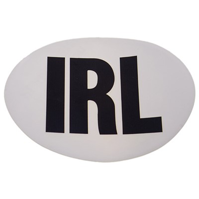 W4 Large Oval IRL Sticker