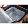 4 Person Blue Tweed Hamper