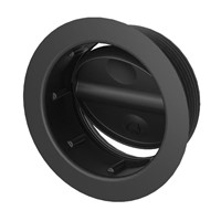 Whale Black 65mm Air Duct Directional Vent