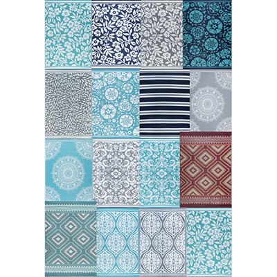 Tangier Deluxe Outdoor Patio Mat (150 x 210)