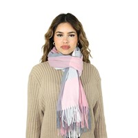 Heat Machine Ladies Pink Brushed Scarf