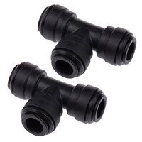 John Guest 10mm Equal Tee (2 pack)