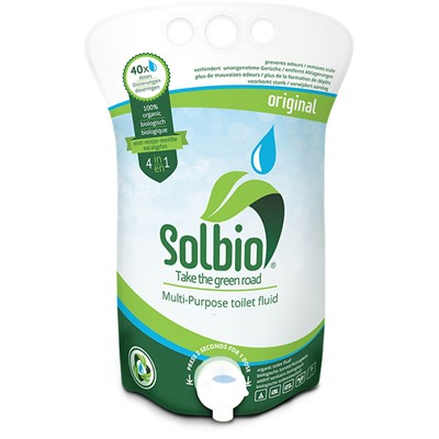 Solbio 1.6L Original Toilet Fluid Pouch (40 Doses)