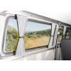 Ford Custom Tourneo (2024) SWB tailgate black rails and black curtains