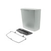 Hartal 5 Piece Door Bin Set - Light Grey