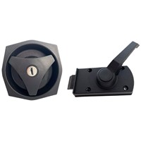 Fawo Inner & Outer L/H Door Lock (Black)