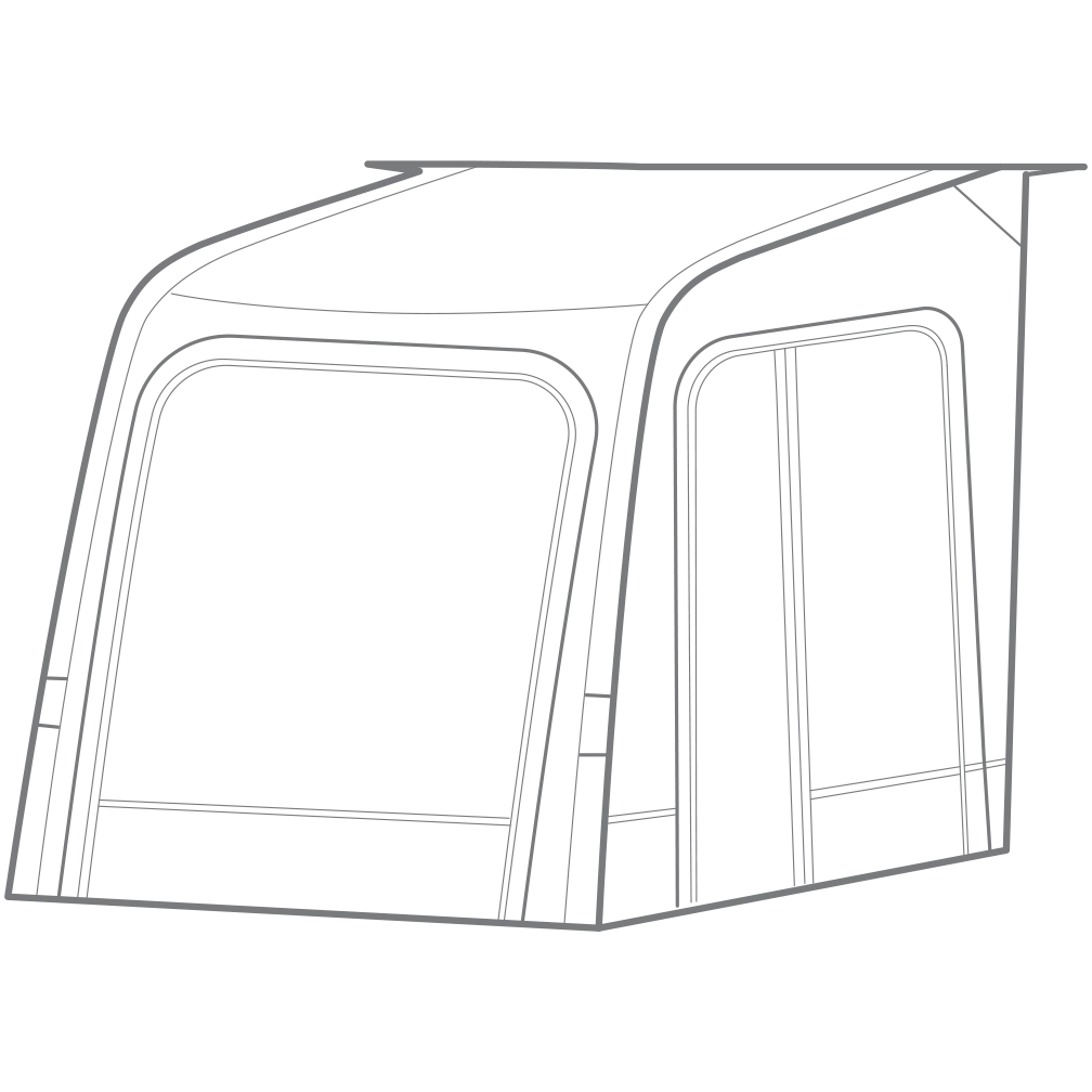 Westfield Vega 2.0 High 200 Premium Motorhome Air Porch Awning (260 - 285cm) - Image 9