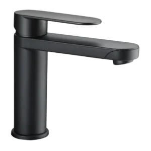 Reich Linnea K Bathroom Tap Black with 25cm Uniquick pipe