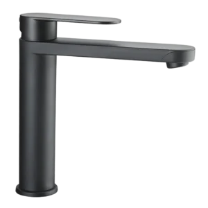 Reich Linnea L Kitchen Tap Black with 25cm Uniquick pipe
