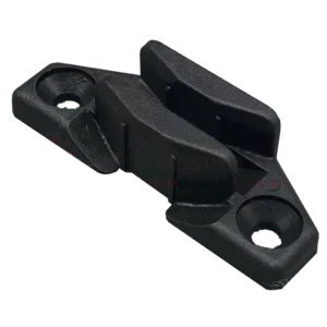 Polyplastic Narrow Black Stay Catch Lock Plate