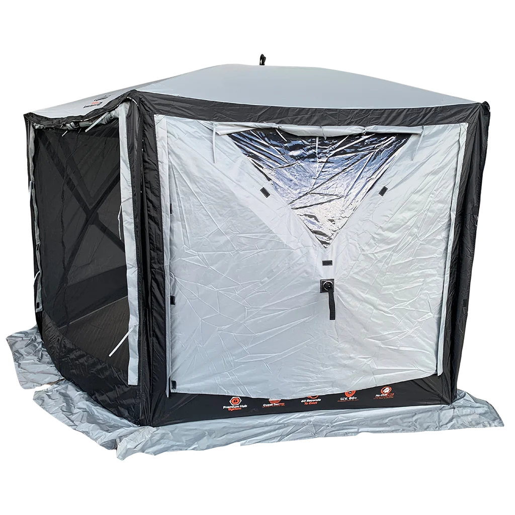 Quest® Screen House 4 Pro Pop Up Gazebo - Grey - Image 5
