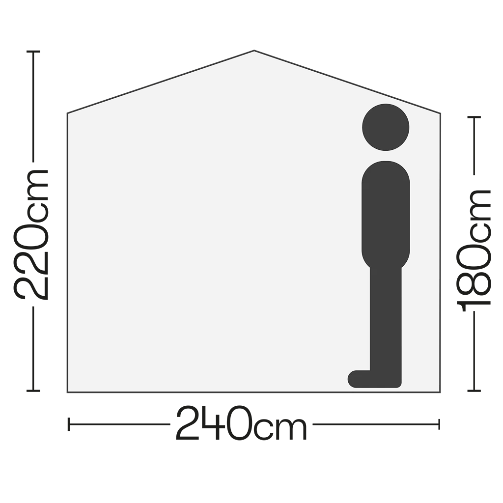 Quest® Screen House 4 Pro Pop Up Gazebo - Grey - Image 7