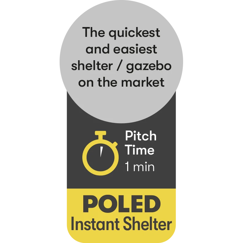 Quest® Screen House 4 Pro Pop Up Gazebo - Grey - Image 10