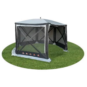 Quest® Screen House 6 Pro Pop Up Gazebo - Grey