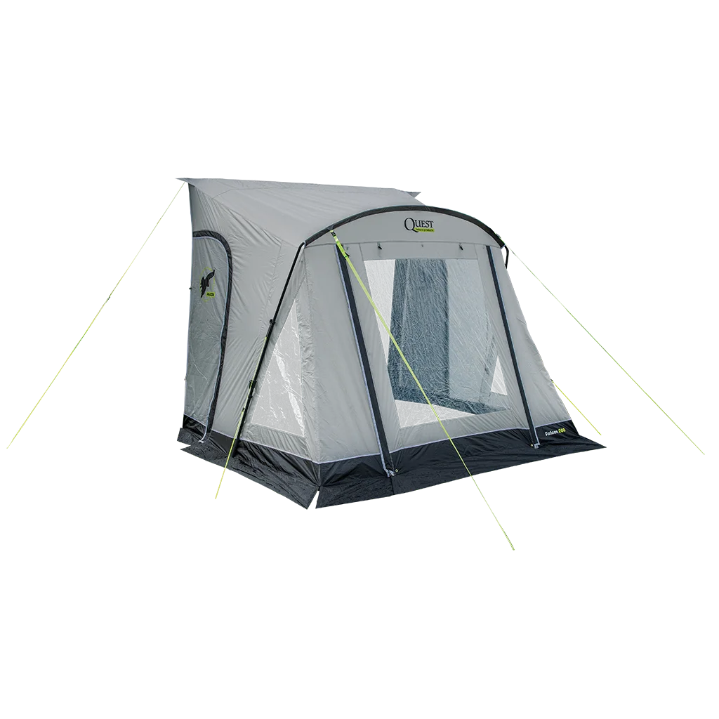 Quest Falcon Pro 260 Poled Porch Awning - Mid Grey - Image 11