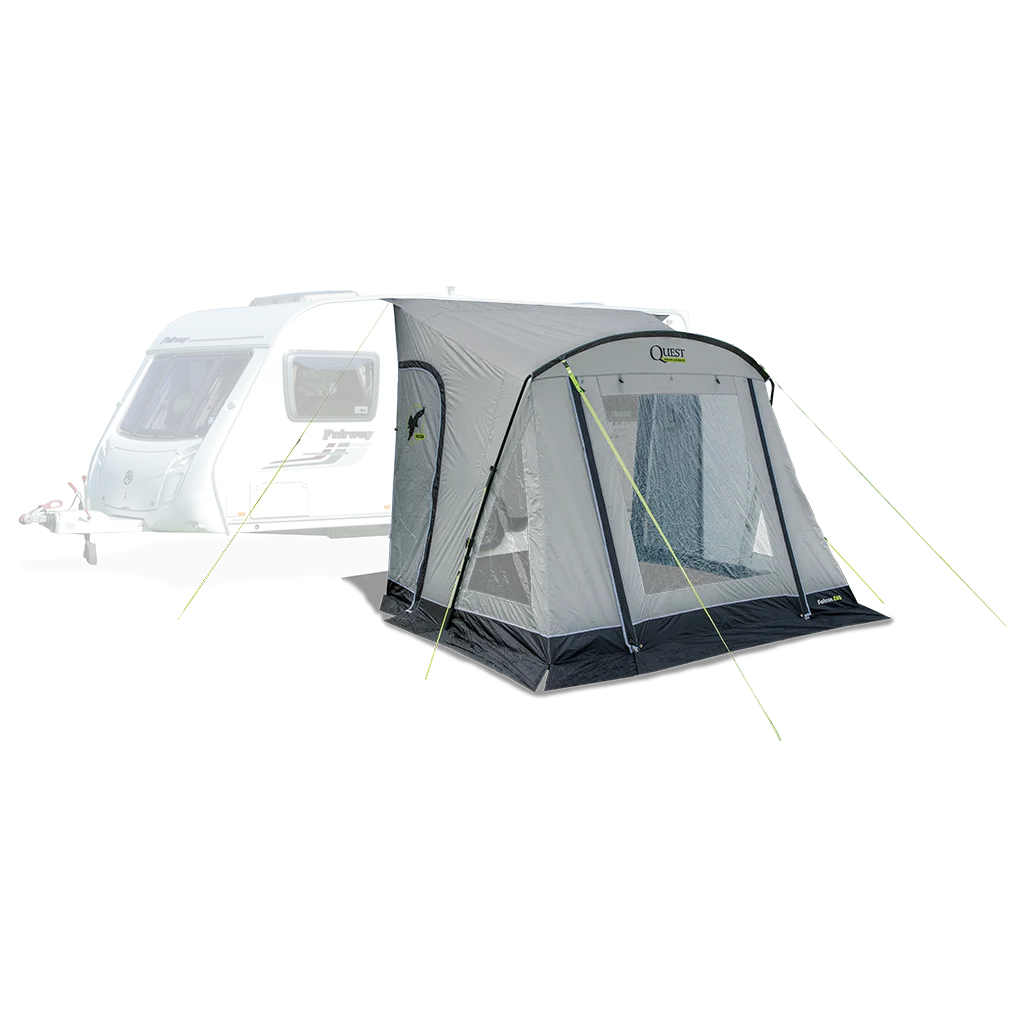 Quest Falcon Pro 260 Poled Porch Awning - Mid Grey - Image 4