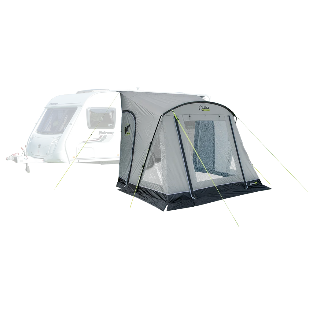 Quest Falcon Pro 260 Poled Porch Awning - Mid Grey - Image 5