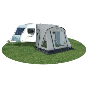Quest Falcon Pro 260 Poled Porch Awning - Mid Grey