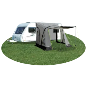 Quest Falcon Pro 260 Air Porch Awning - Mid Grey