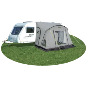 Quest Falcon Pro 325 Poled Porch Awning - Mid Grey