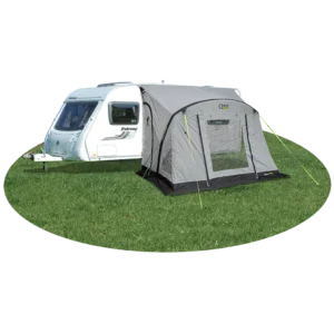 Quest Falcon Pro 325 Air Porch Awning - Mid Grey