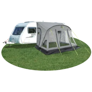 Quest Falcon Pro 390 Poled Porch Awning - Mid Grey