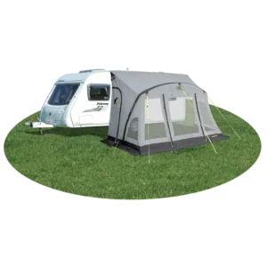 Quest Falcon Pro 390 Air Porch Awning - Mid Grey