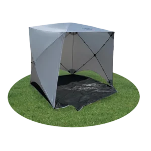 Quest® Screen House 4 Mini Pop Up Gazebo - Grey