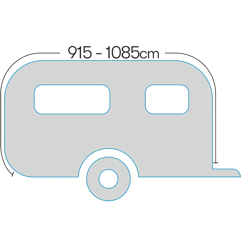 Westfield Ceres Size 8 Premium Lite Caravan Air Full Awning - Image 9