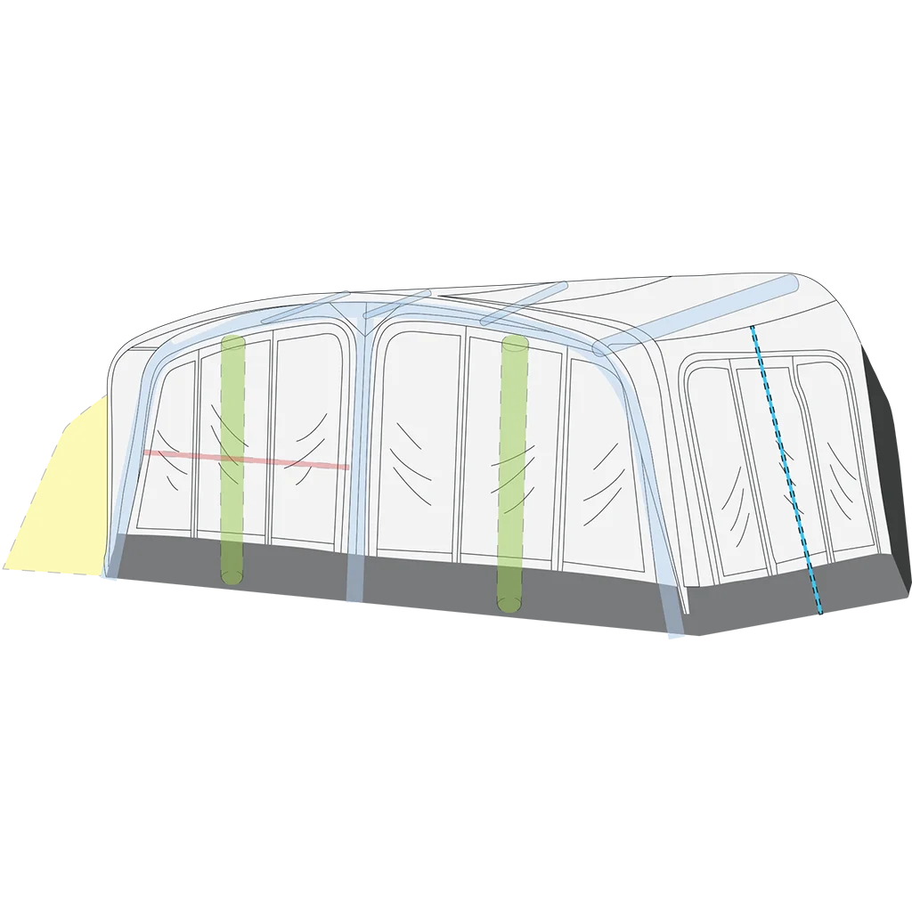 Westfield Galaxy 2 Air Full Awning (946 - 980cm : Size 8 : S) - Image 12