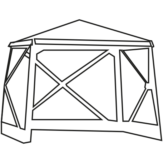Quest® Screen House 4 Pro Pop Up Gazebo - Image 9