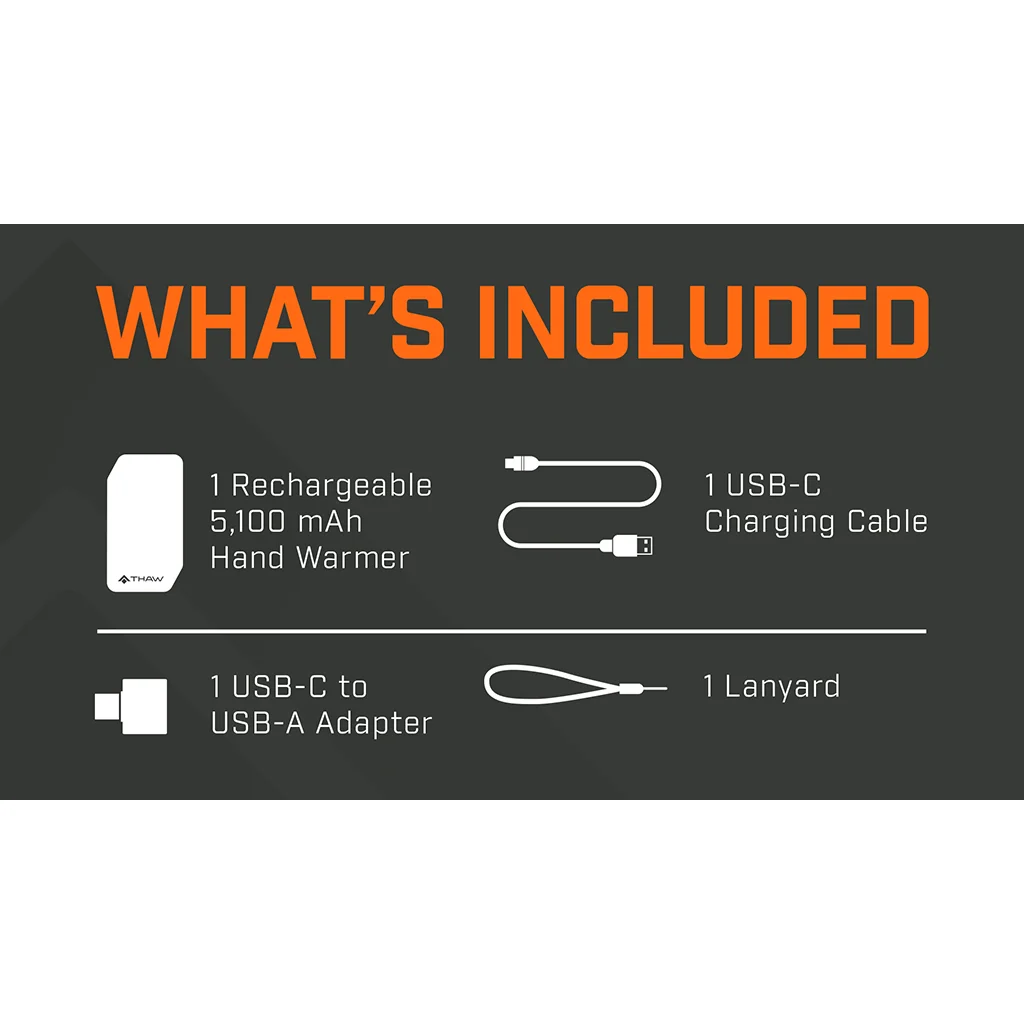 Thaw Rechargeable Handwarmer with Integrated Light 10K - Image 9