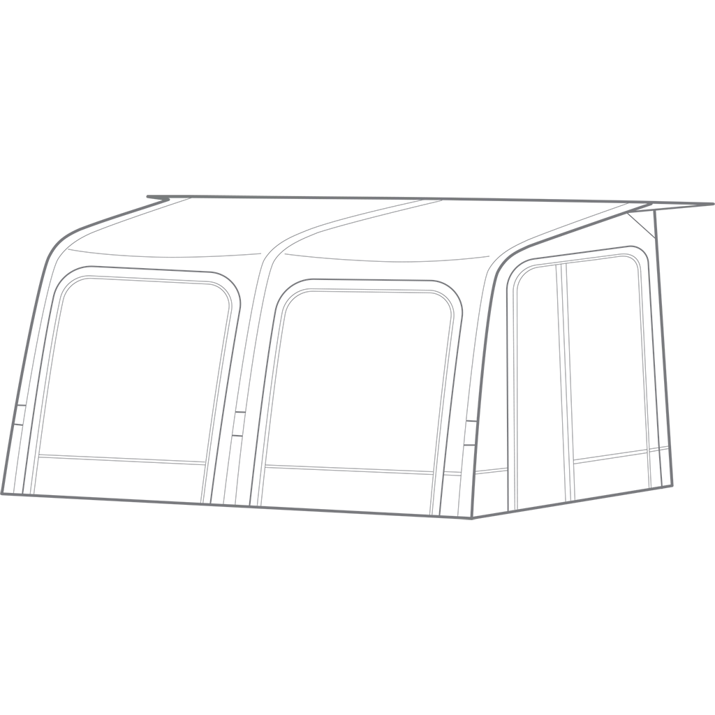 Westfield Vega 2.0 High 330 Premium Motorhome Air Porch Awning (260 - 285cm) - Image 14