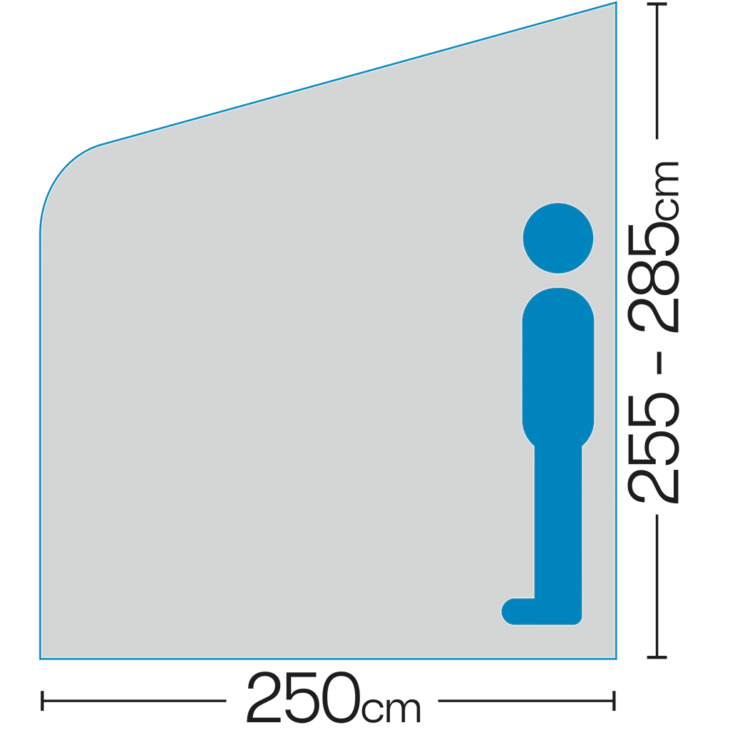 Westfield Vega 2.0 High 330 Premium Motorhome Air Porch Awning (260 - 285cm) - Image 7