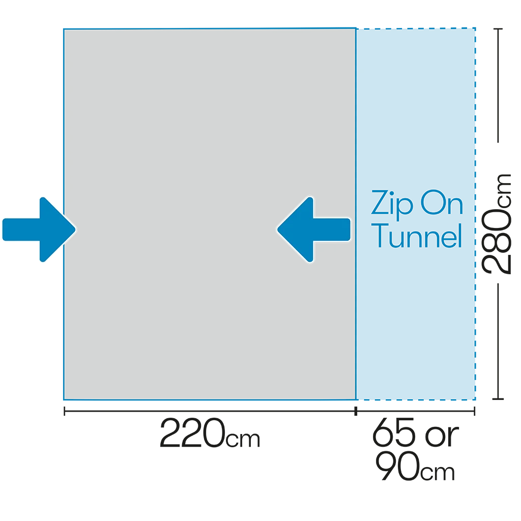 Westfield Zodiac Premium Lite Air Drive Away Awning - Image 8