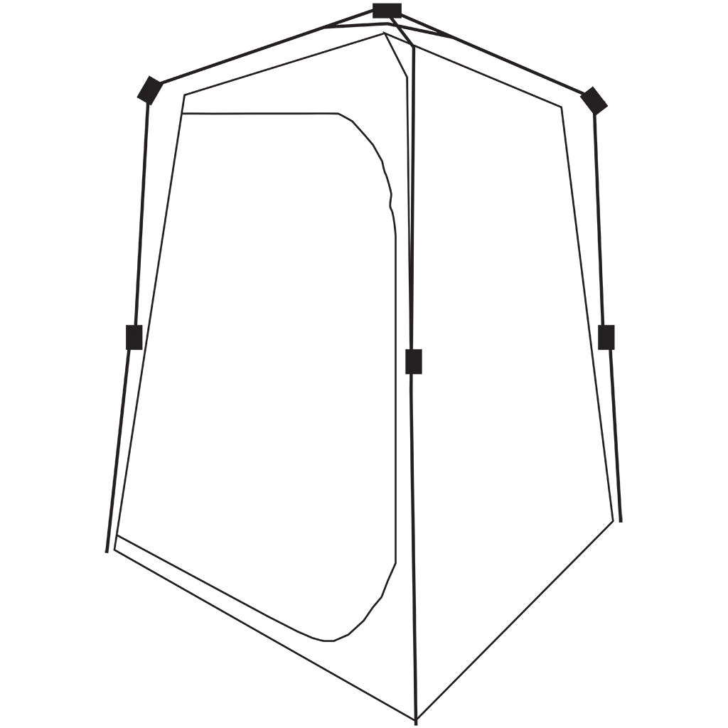 Quest Instant Utility & Toilet Tent - Grey - Image 9
