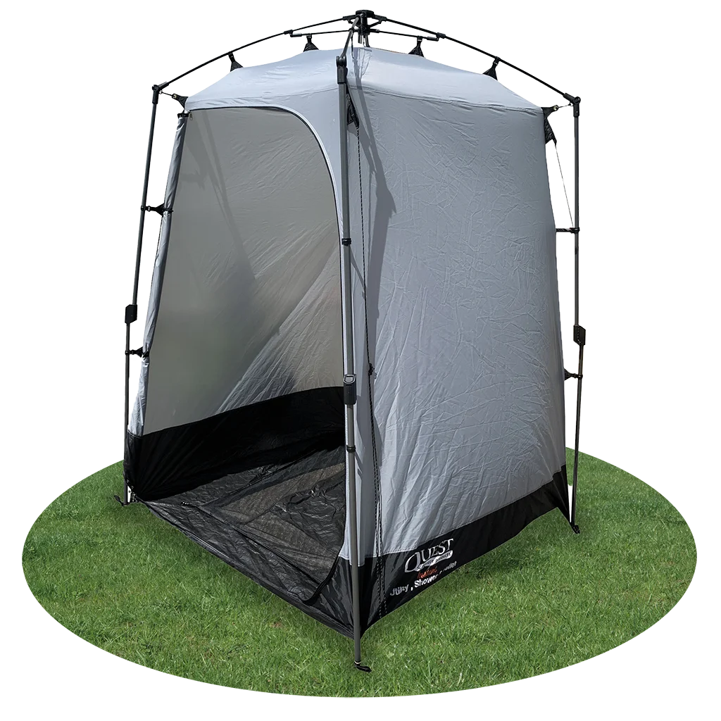 Quest Instant Utility & Toilet Tent - Grey