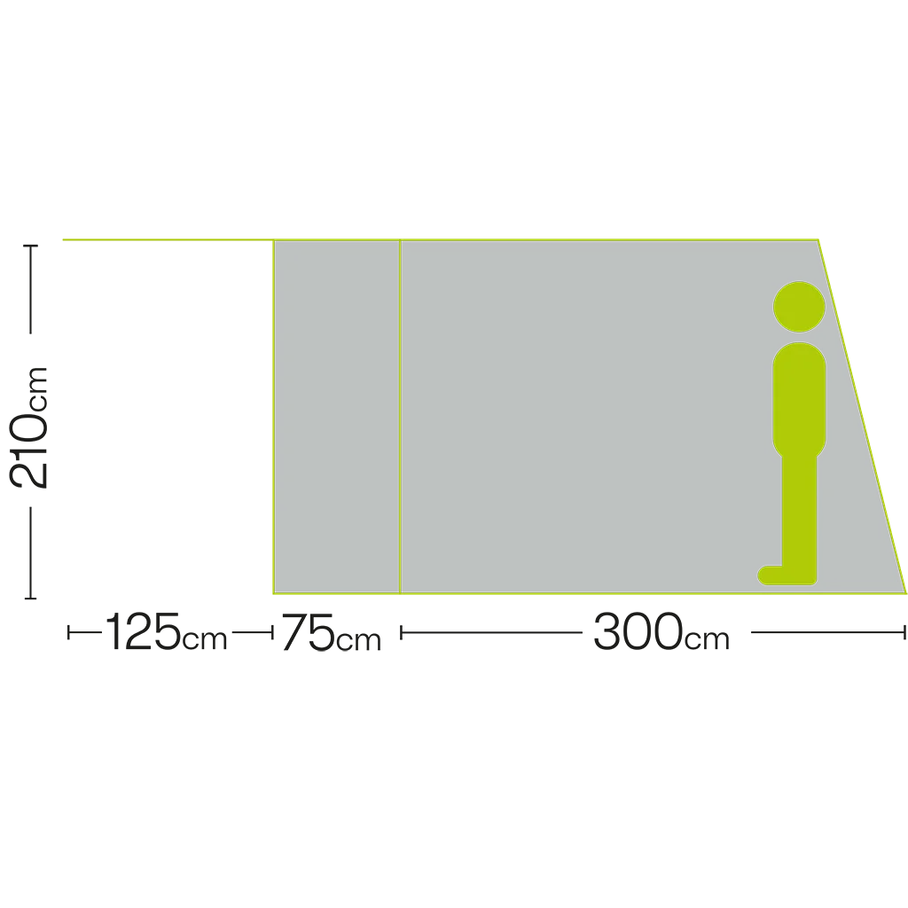 Quest Buzzard 300 Drive Away Awning (Low Top) - Image 7