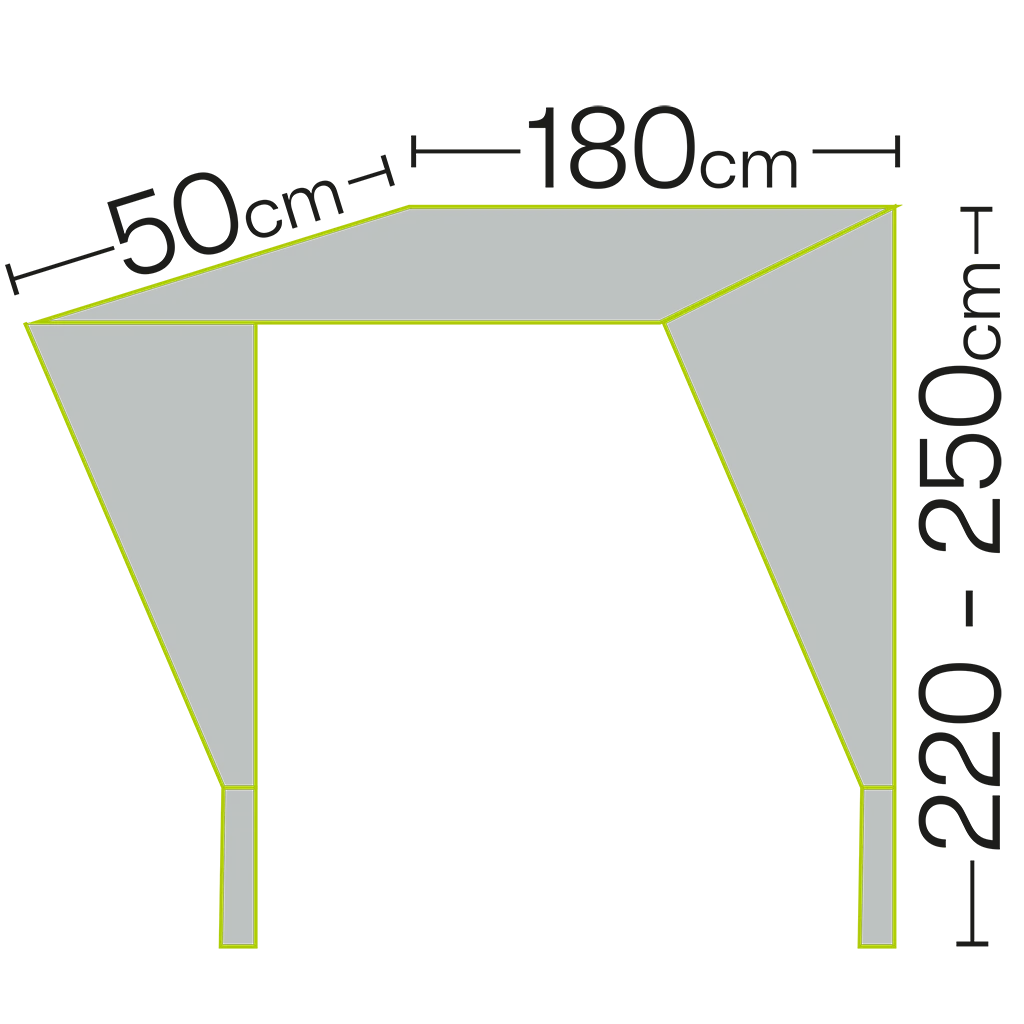 Quest Sparrowhawk Air 180 Door Canopy - Image 5