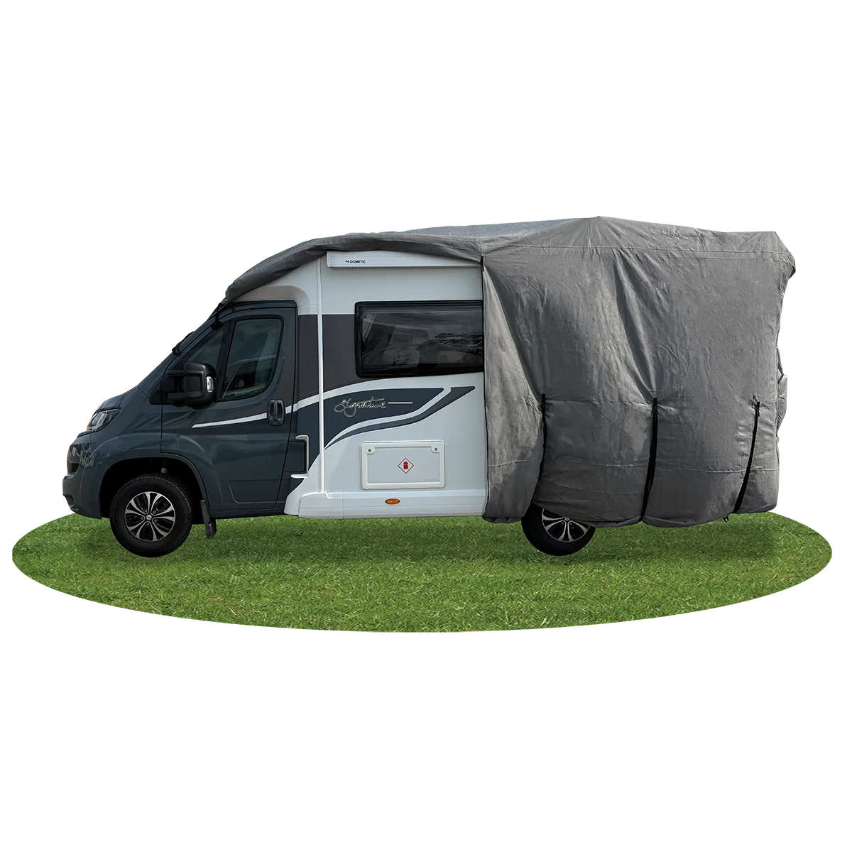 Motorhome Cover - 7.5m-8.0m - Grey - Image 5