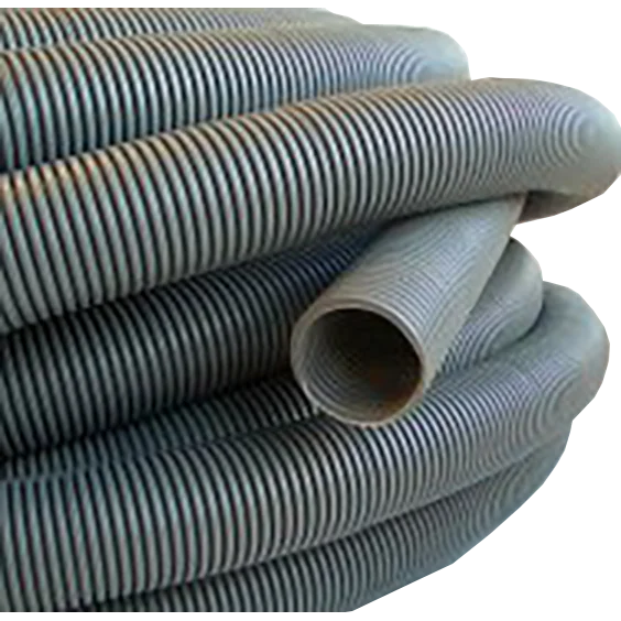 DLS Grey 28.5mm Convoluted Hose - 25M Coil