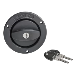 Fawo 40mm Black Water Inlet and Filler Cap Short Version with 2 Keys
