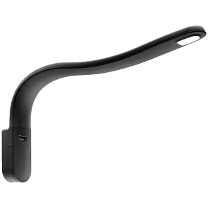 Fawo Black LED Swan S light with USB