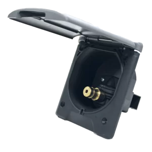 Fawo Grey Mains Water Inlet with Magnetic Lock